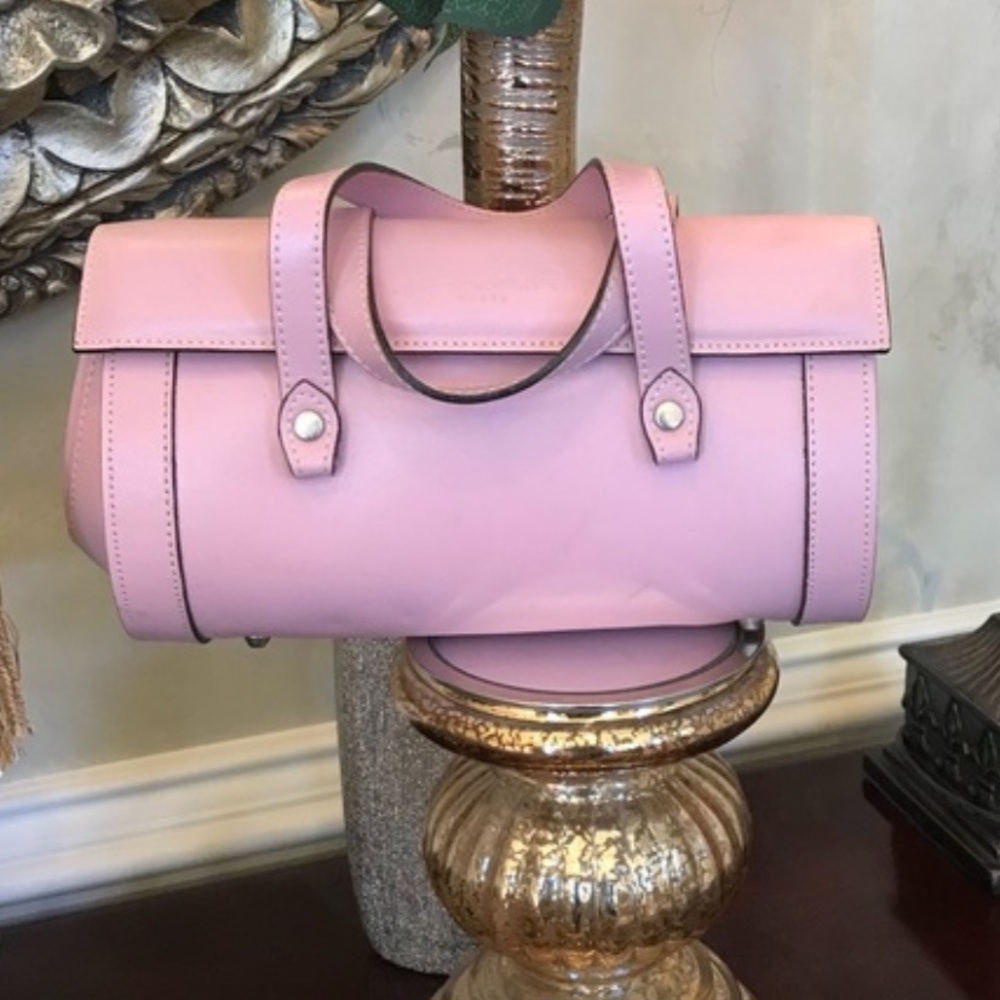 Vintage CHENIER Paris mini handbag in light pinkish with purple undertones 🩷💜